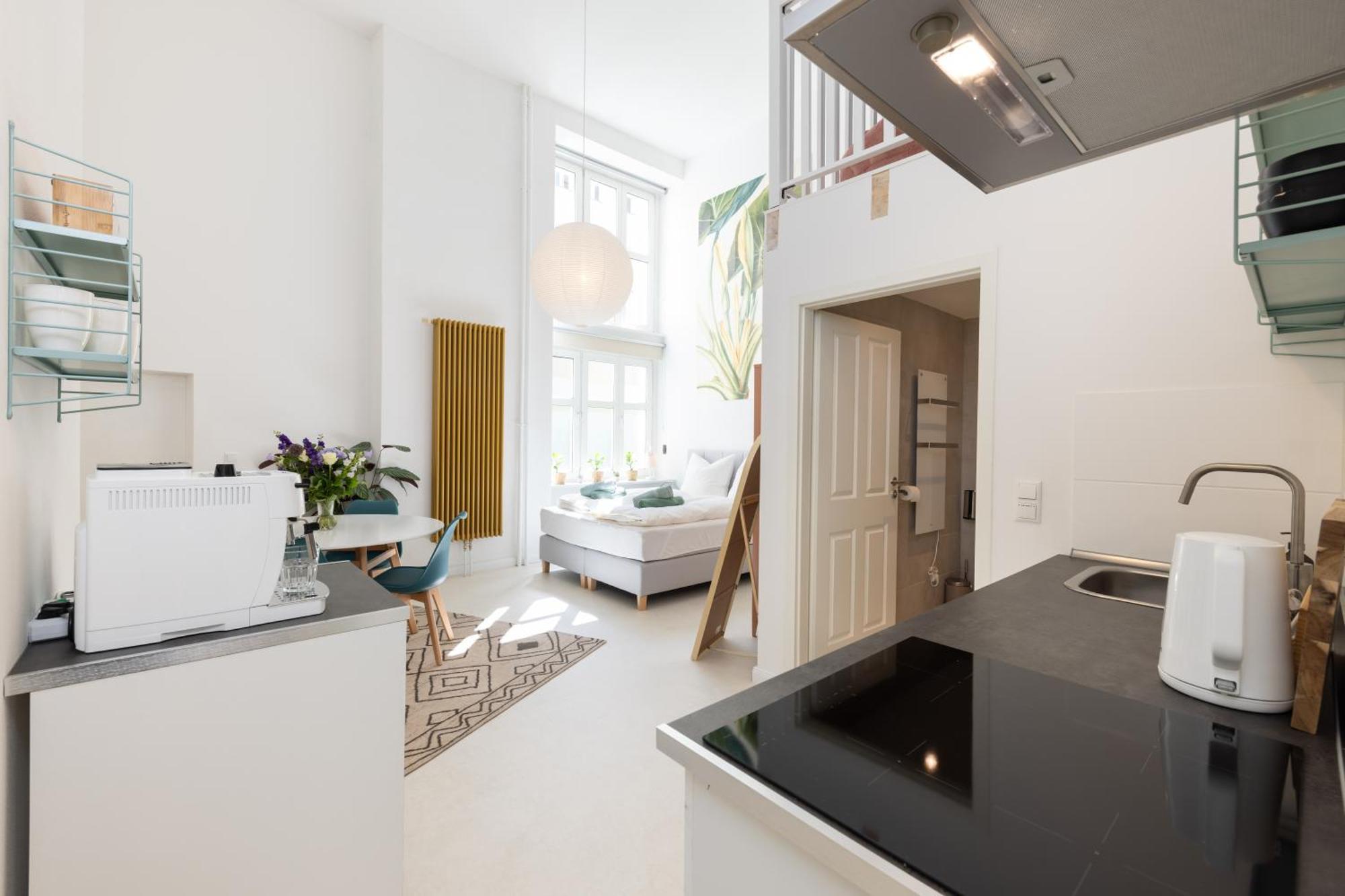Great 2-Room Loft With 2 Bathrooms And 2 Kitchen Berlin Exterior foto