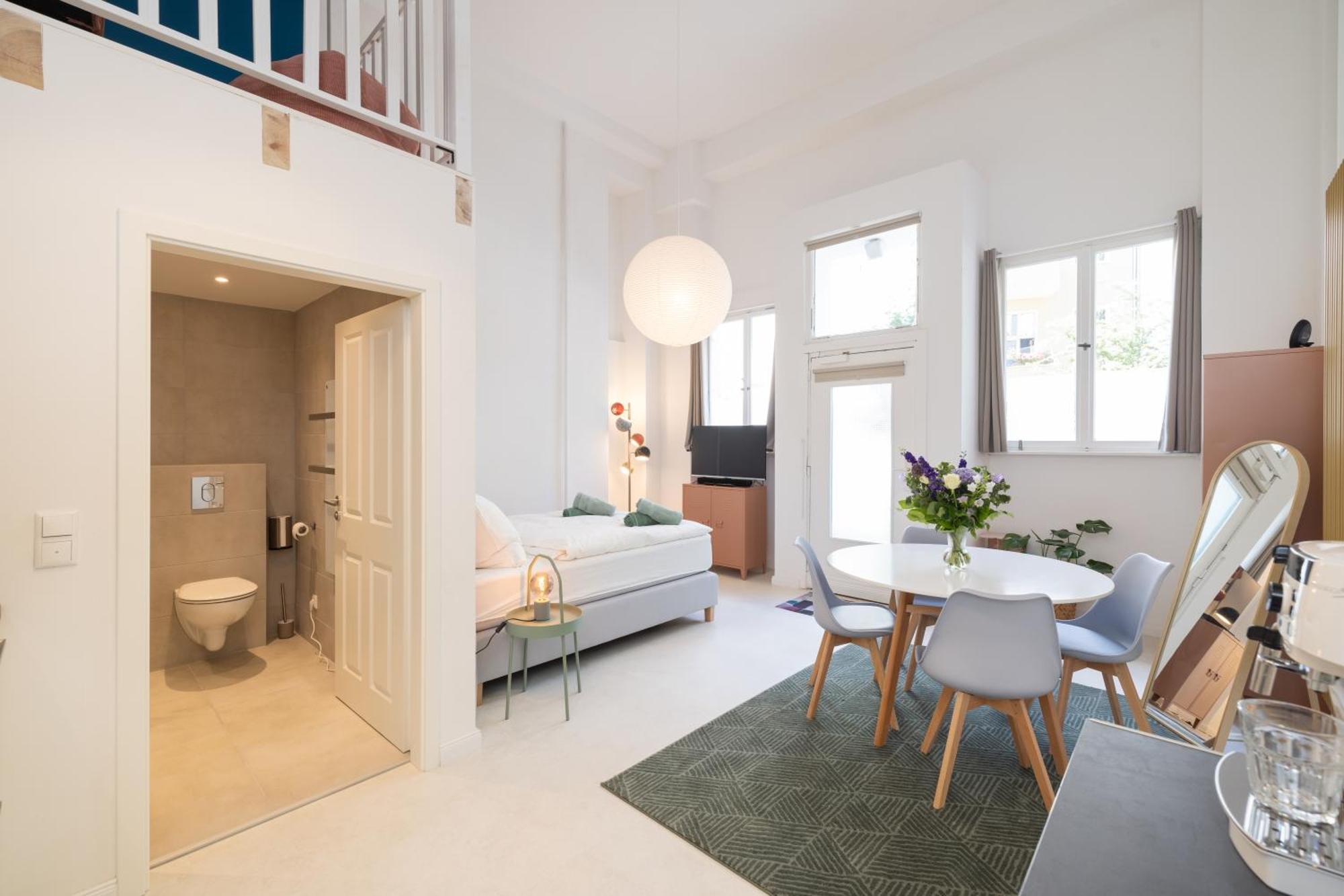 Great 2-Room Loft With 2 Bathrooms And 2 Kitchen Berlin Exterior foto