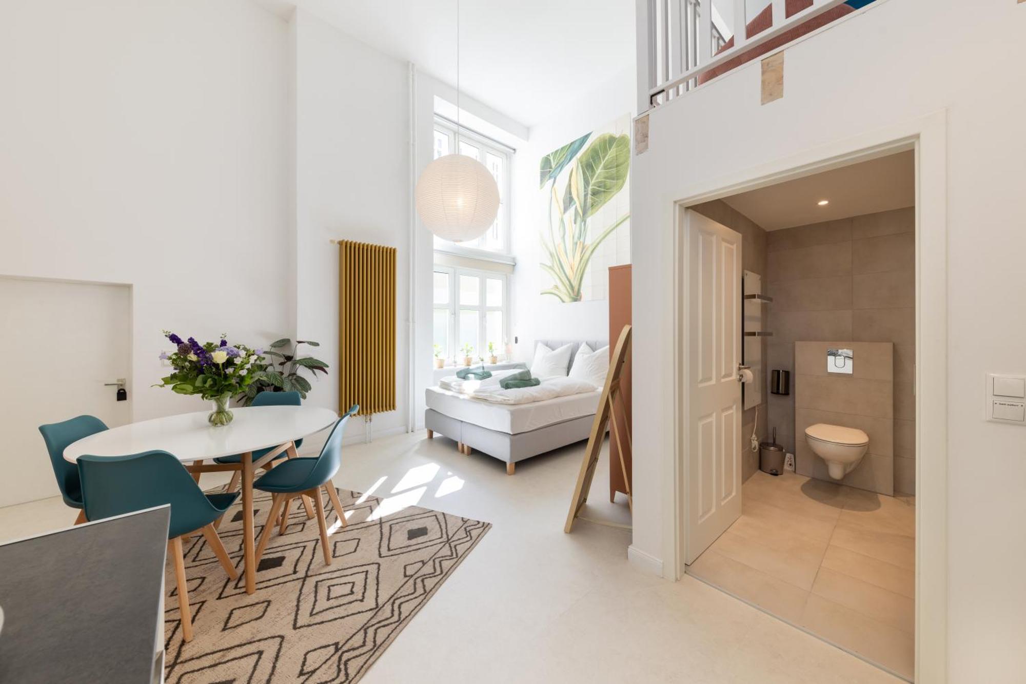 Great 2-Room Loft With 2 Bathrooms And 2 Kitchen Berlin Exterior foto